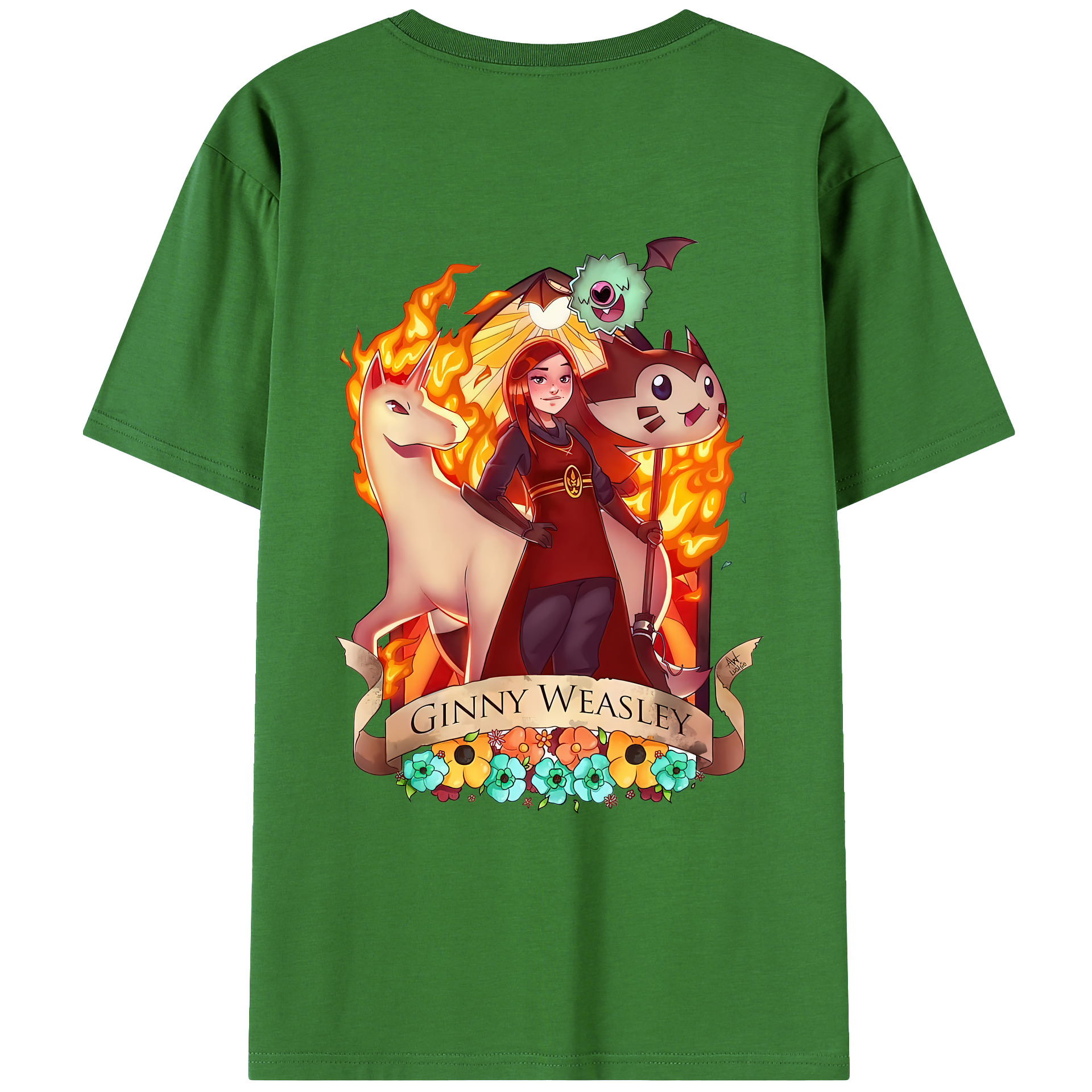 （画像用） Harry Potter ハリー・ポッターシリーズ レディース半袖Tシャツ(バックプリント)